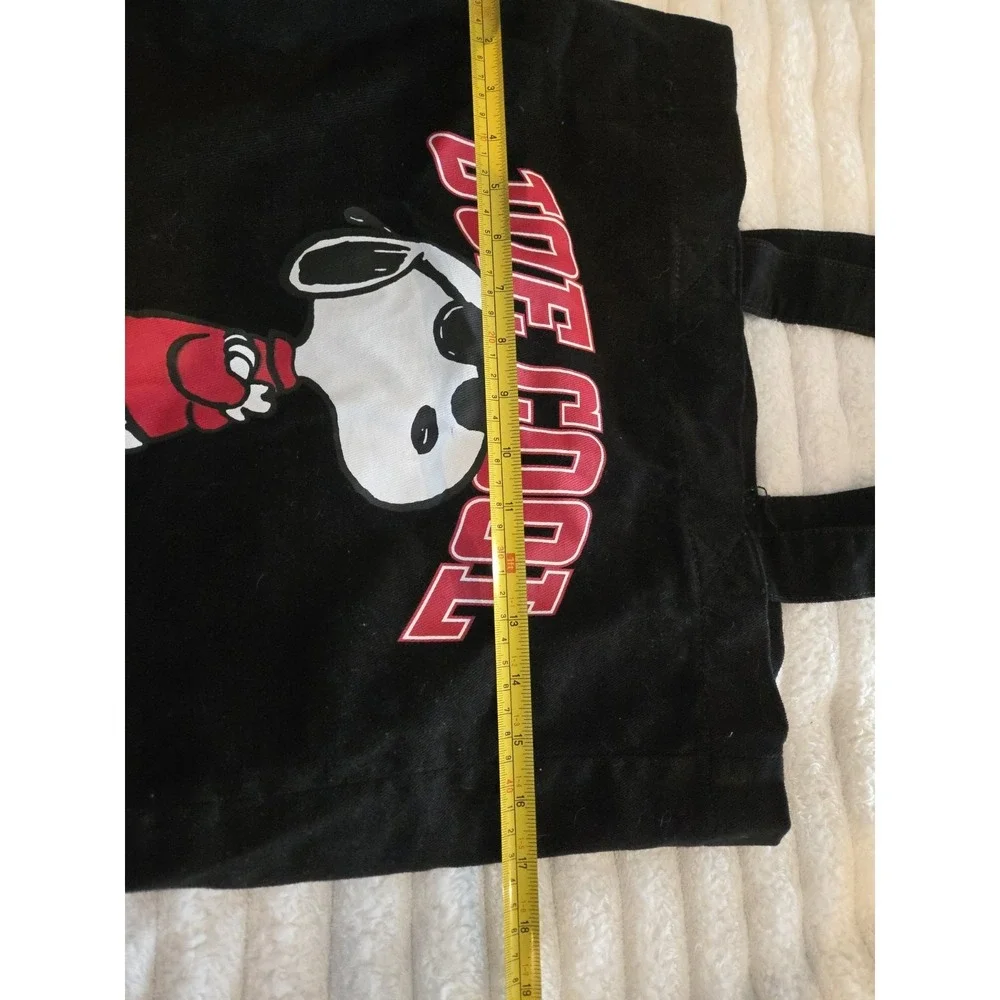 Snoopy Joe Cool Peanuts Woodstock Bag Tote Purse Black Red White Sunglasses NWOT